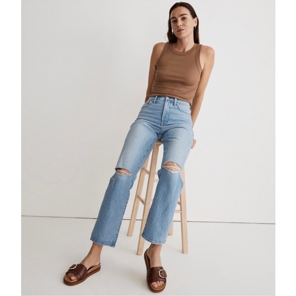 NWT Madewell The Perfect Vintage straight Jean size 27